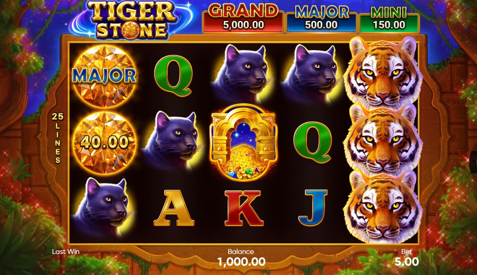 Tiger Stone: Hold and Win