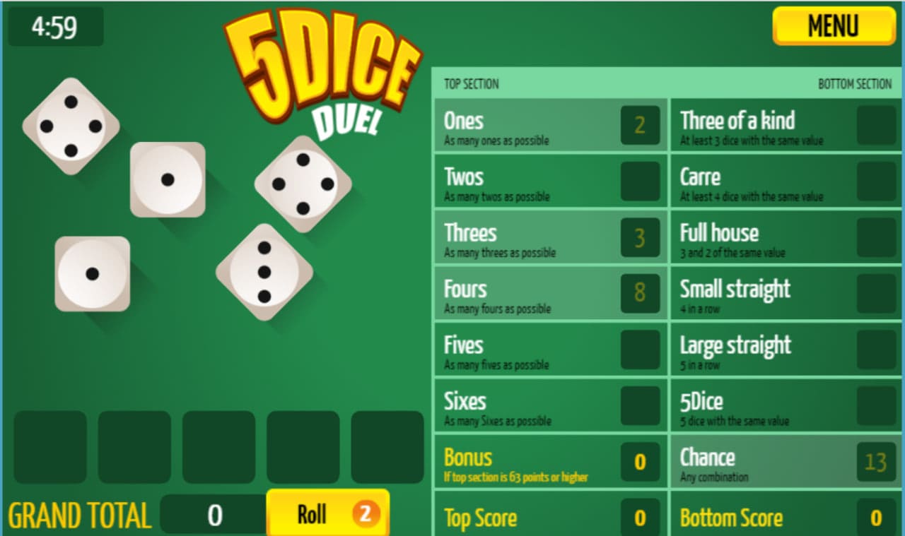 5 Dice Duel