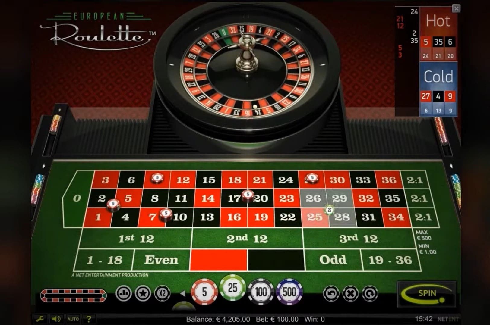 Europejska Ruletka (NetEnt) Europejska Ruletka (NetEnt)