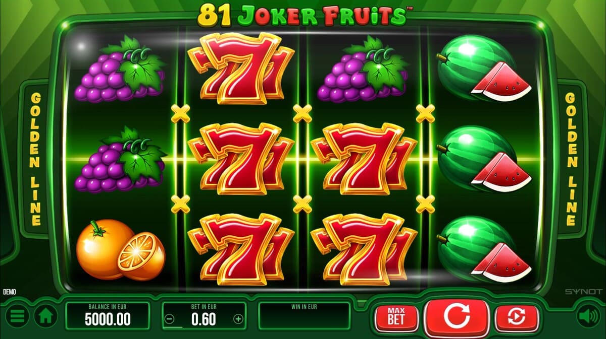 81 Joker Fruits
